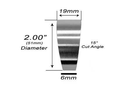 Kolanko Pie Cut 51mm gr.1,5mm