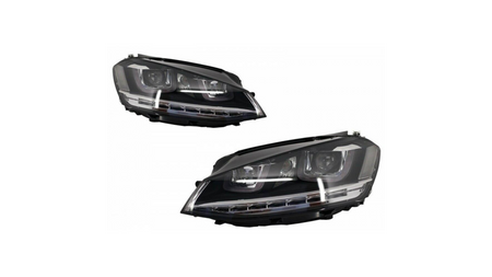 Lampy Volkswagen Golf 7 Przód Chrome