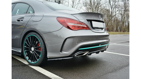 Dokładka Mercedes-Benz CLA C117 Zderzak Tył FACELIFT Gloss Black