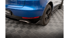 Splitter Porsche Macan I Tył Boczne Gloss Black