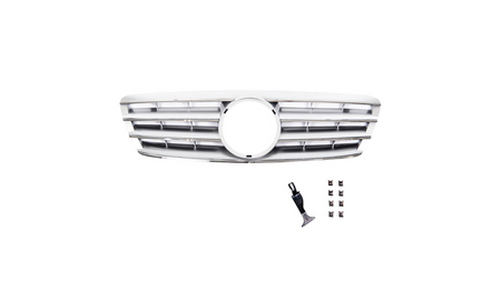 Grill Mercedes-Benz C W203 S203 Silver 4S