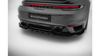 Splitter Porsche 911 Turbo S Sport Package 992 Rear Central with Diffuser
