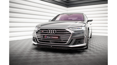 Splitter Audi A8 D5 S-Line Front v.1 Gloss Black
