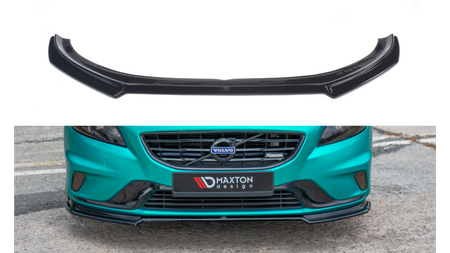 Splitter Volvo V40 R-design Front Gloss Black