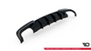Diffuser BMW 5 F10 M-Pack Rear Valance v.2 Version with two double exhausts Gloss Black