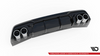 Diffuser Cupra Formentor Rear Valance v.3 + Exhaust Ends Imitation Gloss Black Chrome