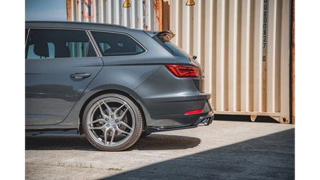Splitter Seat Leon Cupra III Facelift Sportstourer Tył Boczne v.3 Gloss Black