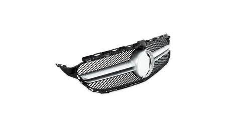 Grill Mercedes-Benz C W205 S205 A205 C205 Facelift Silver A-Type Camera