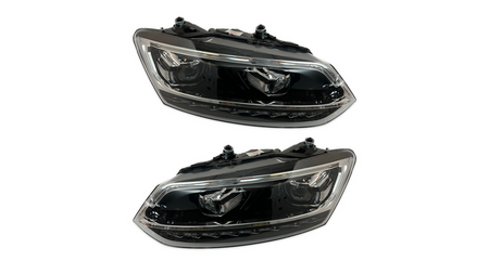 Lights Volkswagen POLO V Front Black