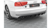 Diffuser Audi A8 D4 Rear Valance Gloss Black