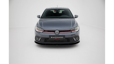 Splitter Volkswagen Polo GTI Mk6 Facelift Front Street Pro Black-Red