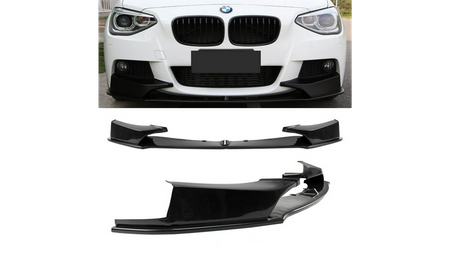 Diffuser BMW 1 F20 F21 Front Bumper Gloss Black