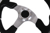 Steering wheel Pro 350mm offset:0mm Leather Black