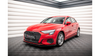 Splitter Audi A3 8Y Przód Pro + flaps Black