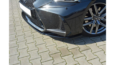 Splitter Lexus IS III Facelift F-Sport przód v.1 Gloss Black