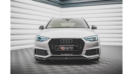 Splitter Audi A4 B9 S-Line Front v.4 Gloss Black