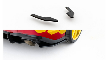 Splitter Volkswagen Golf GTI Clubsport Mk8 Rear Side Street Pro Facelift Black-Red