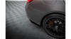 Splitter Mercedes-Benz C W205 C63 Facelift Rear Side Street Pro Black-Red