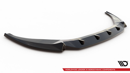 Splitter Audi A6 C8 Front v.2 Gloss Black