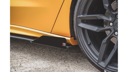 Diffuser Ford Focus IV ST ST-Line Side Skirts Racing Black-Red + Gloss Flaps