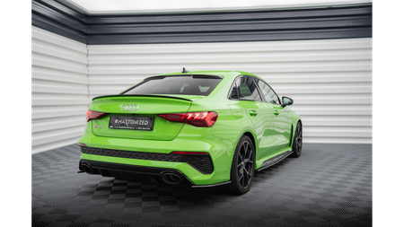 Splitter Audi RS3 8Y Tył Bok Carbon