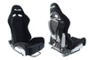 Racing seat SLIDE X3 material Black S