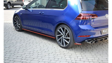 Dokładka Volkswagen Golf 7 Facelift R Progi v.2 Gloss Black