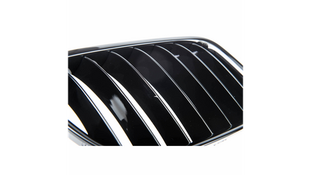 Grill BMW X1 E84 pojedyncze żeberka Gloss Black