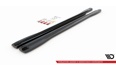 Diffuser Audi Q3 F3 S-Line Side Skirts Gloss Black