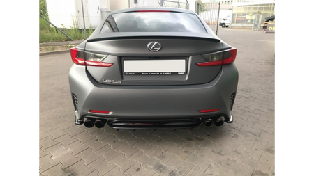 Spoiler Lexus RC Cap Gloss Black