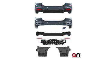 Bumper BMW 5 G30 Rear with Diffuser