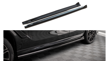 Diffuser BMW X6 G06 F96 M-Pack Side Skirts Gloss Black