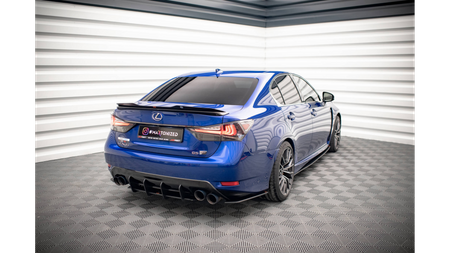 Splitter Lexus GS F IV Facelift Tył Boczne Street Pro Black