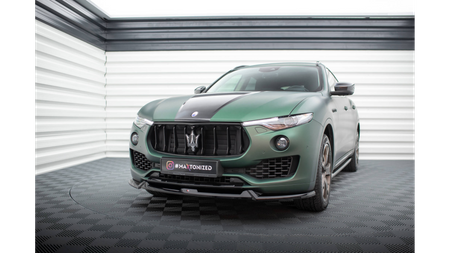 Splitter Maserati Levante I przód v.1 Gloss Black