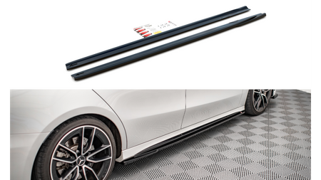 Diffuser Mercedes-Benz A35 AMG W177 Side Skirts v.2 Gloss Black