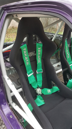 Skręcana klatka bezpieczeństwa Honda Civic IV Red