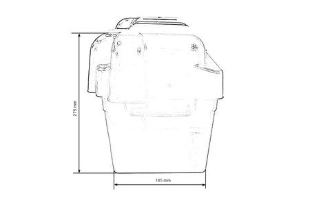 12V Battery Box Soft 350x180x210