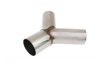 Exhaust tee 90st 60/60mm 304SS