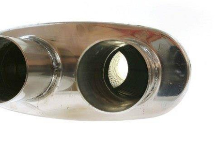 Center Muffler 57-51mm TurboWorks LT 304SS 355mm