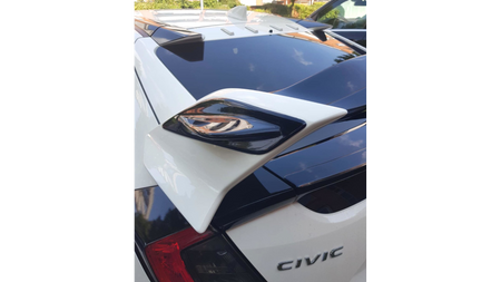 Spoiler Cap Honda Civic X Type-R Gloss Black Side