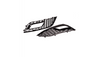 Fog Light Covers Audi A4 B8 Facelift Gloss Black