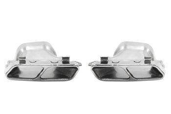 Exhaust Tip 210x80mm enter 140x85mm Mercedes A45 S600 Polished Sat