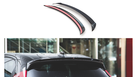 Spoiler Cap Toyota Yaris IV v.1 Gloss Black