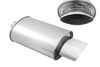 Rear Muffler 73x152mm inlet 63,5mm