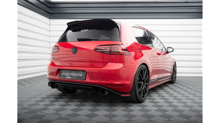 Splitter Volkswagen Golf 7 GTI CLUBSPORT Tył Boczne Red