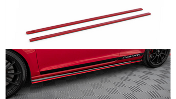 Diffuser Volkswagen Golf 7 GTI CLUBSPORT Side Skirts Red