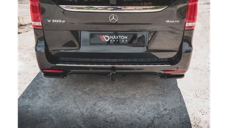 Splitter Mercedes-Benz V W447 Facelift Rear Side v.1 Gloss Black