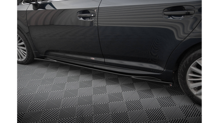 Dokładka Toyota Avensis III Facelift Progi Gloss Black