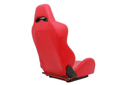 Racing seat DRAGO PVC Red