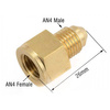 Adapter male to female AN4 Brass